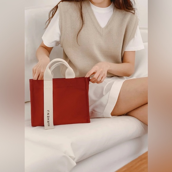 MARHEN. J Rico Mini canvas tote classic red - Picture 3 of 8